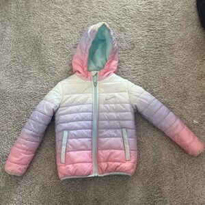 Nike Kids Puffer Jacket - Pink, Purple, White